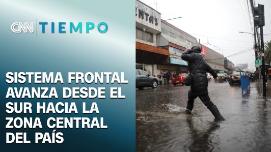 Sistema frontal avanza desde el sur hacia la zona central del país | CNN Tiempo
