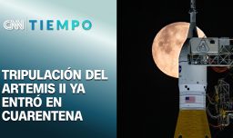 Tripulación del Artemis II ya entró en cuarentena | CNN Tiempo