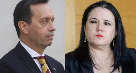 Ministra Steinert y director de la PDI, Eduardo Cerna, se reúnen en medio de tensión tras salida de Consuelo Peña