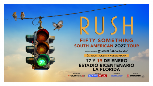 Rush agrega segundo show en Chile para enero de 2027 tras agotar la primera fecha