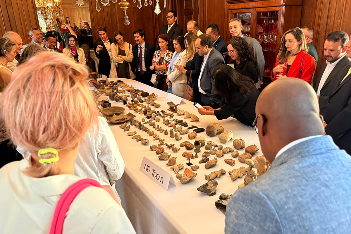 Colombia recupera más de 170 piezas precolombinas que estaban en Chile