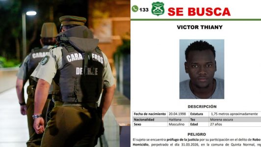Carabineros emite alerta de búsqueda por sospechoso de homicidio de adulta mayor en Quinta Normal