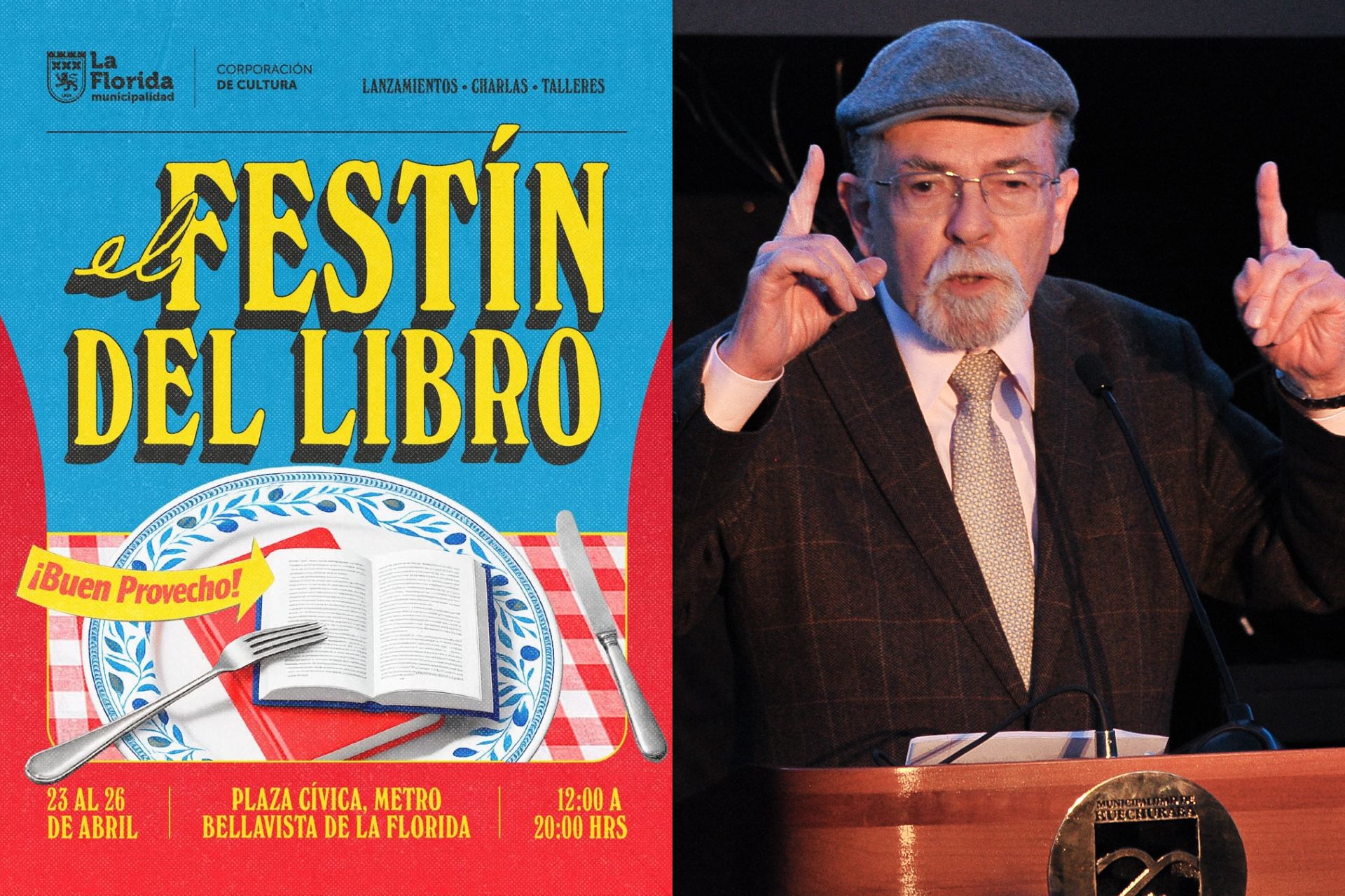 José Maza, Paulina Urrutia y Pedro Engel participarán en el Festín del Libro en La Florida 2026: Revisa la programación completa