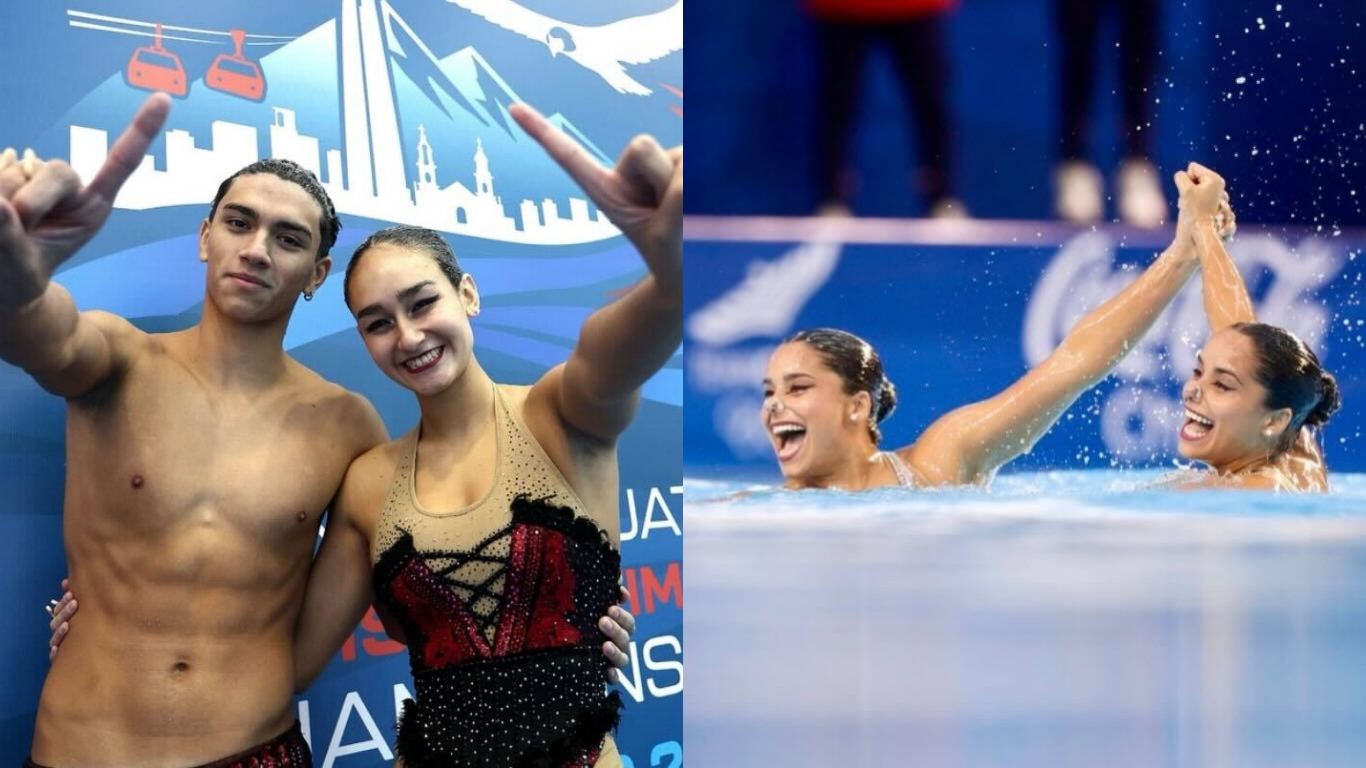 Chile se consolida en natación artística con tres oros en torneo panamericano disputado en Santiago