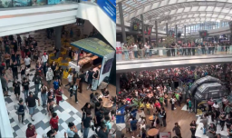 Masiva convocatoria de influencers para lanzar dinero en Mallplaza Vespucio termina con lesionados y posibles acciones legales