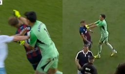 "¡No, por Dios!": El brutal golpe de puño de un exarquero de Boca Junior que impacta a España