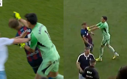 "¡No, por Dios!": El brutal golpe de puño de un exarquero de Boca Junior que impacta a España