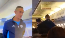 Futbolista argentino activa protocolo de seguridad en vuelo tras decir “bomba”: Club evalúa rescindir contrato