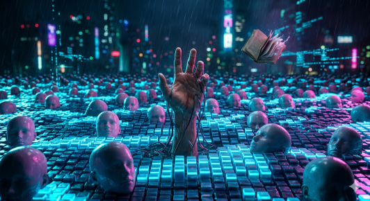 Columna de Mario Saavedra | La web de plástico: El fin de la internet humana y la plaga del contenido sintético