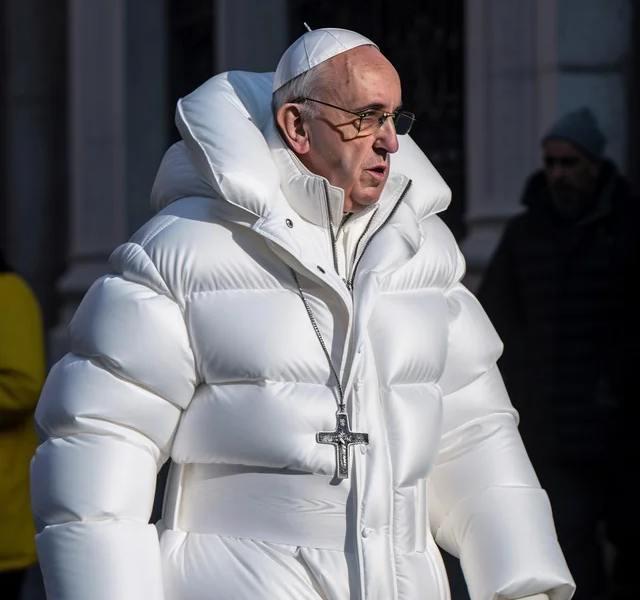 Fotografía del Papa con chaqueta blanca demuestra el poder de la inteligencia artificial